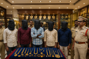 Five Arrested in Palasa-Kasibugga Jewellery-Shop Robbery