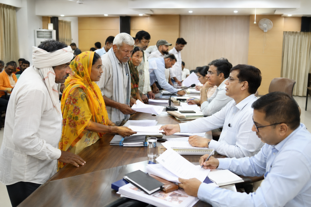 District Officials Receive 180 Public Grievances